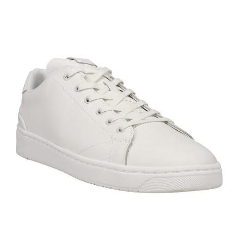 TOMS Men's Sneaker, Bright White Leather, 11 - Image 2