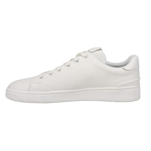 TOMS Men's Sneaker, Bright White Leather, 11 - Image 3