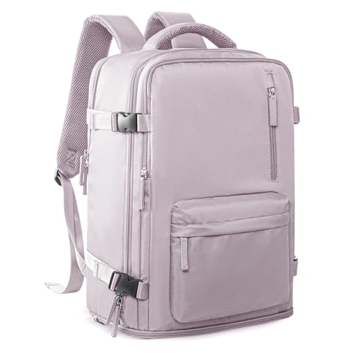 VGCUB Carry on Travel Backpack for Women Men Large Laptop Gym Work Frontier Airlines Personal Item Bag Business Airport Lightweight Backpack Flight Approved Mochilas de Viaje,Pink - Image 1