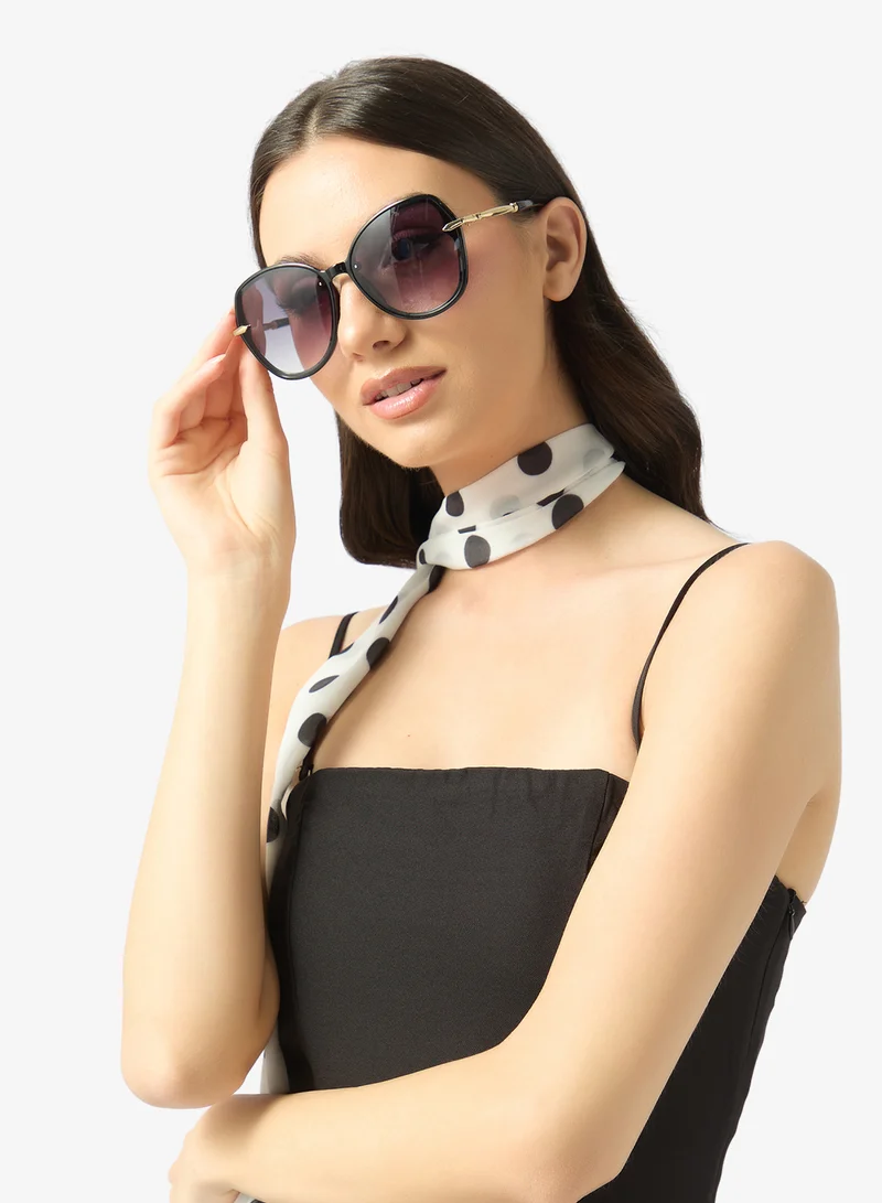 ELLA  Classic Square Sunglasses With Gold Accent for Women | Best Price UAE