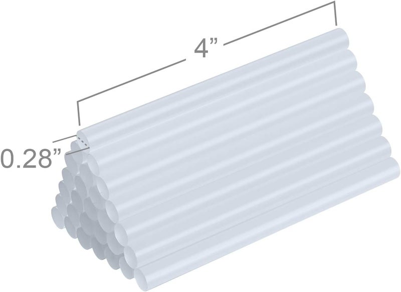 FIXSY Hot Glue Gun Sticks Low Temp Low Melt Cool Glue, Mini Size 4" Long x .28" Diameter 5/16 7mm, 30 Counts/Pack, 15 Packs, 450 Counts/Box, Scrapbooking - Image 2