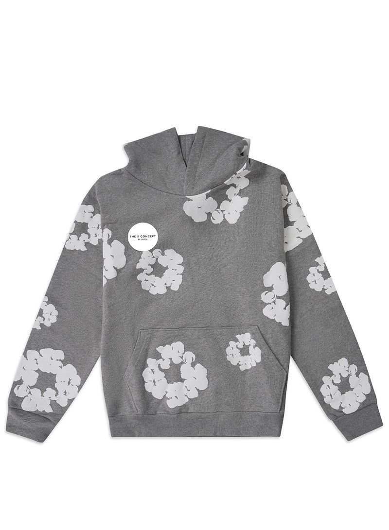 Denim Tears "      The Cotton Wreath Sweatshirts Grey     " - Image 1