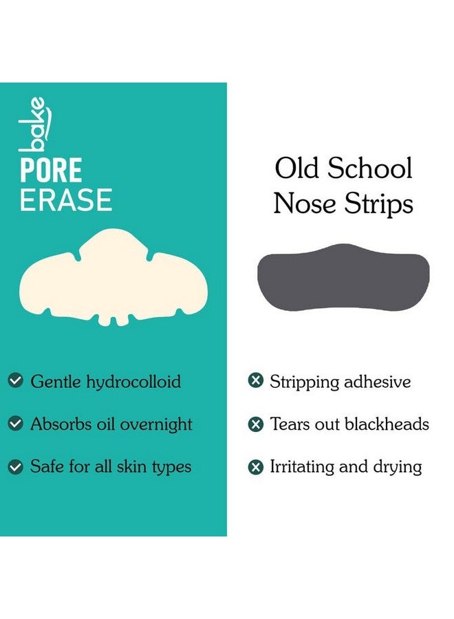 BAKE شرائط الأنف BAKE 2% حمض الساليسيليك لتنظيف المسام وإزالة الرؤوس السوداء | شرائط أنف هيدروكوليد للتحكم في إنتاج الزهم (3 شرائط) - Image 5