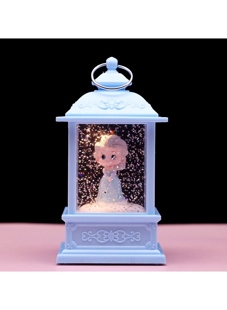 عام مصباح كريستال الأميرة إلسا مع صندوق موسيقي - تحفة ديكور أنيقة لغرف النوم وهدية عيد ميلاد ساحرة - Image 1