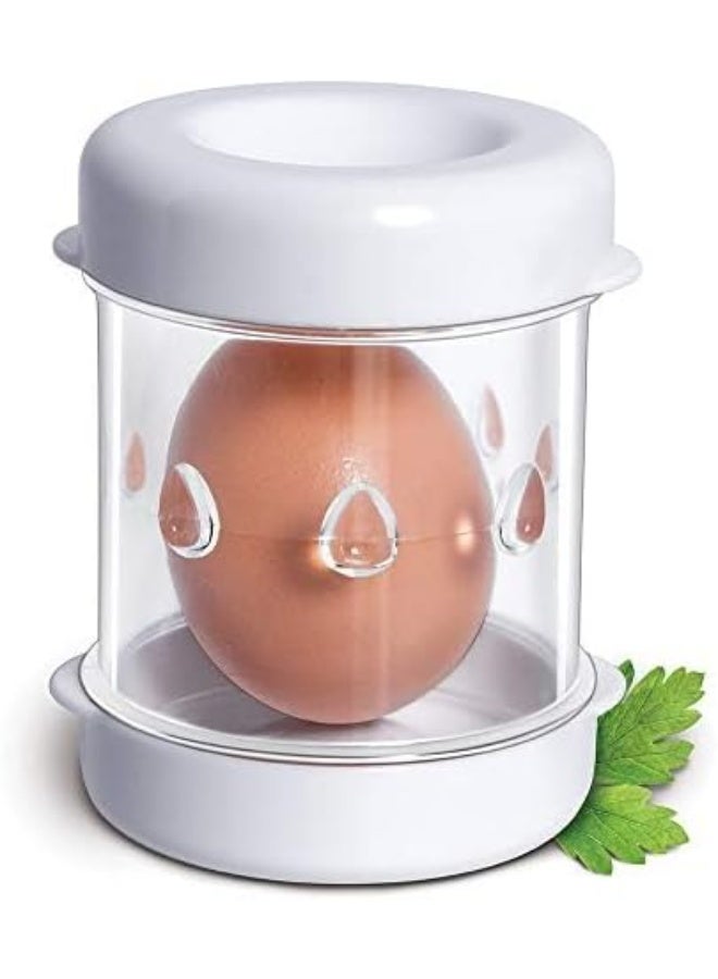 The Negg Boiled Egg Peeler White