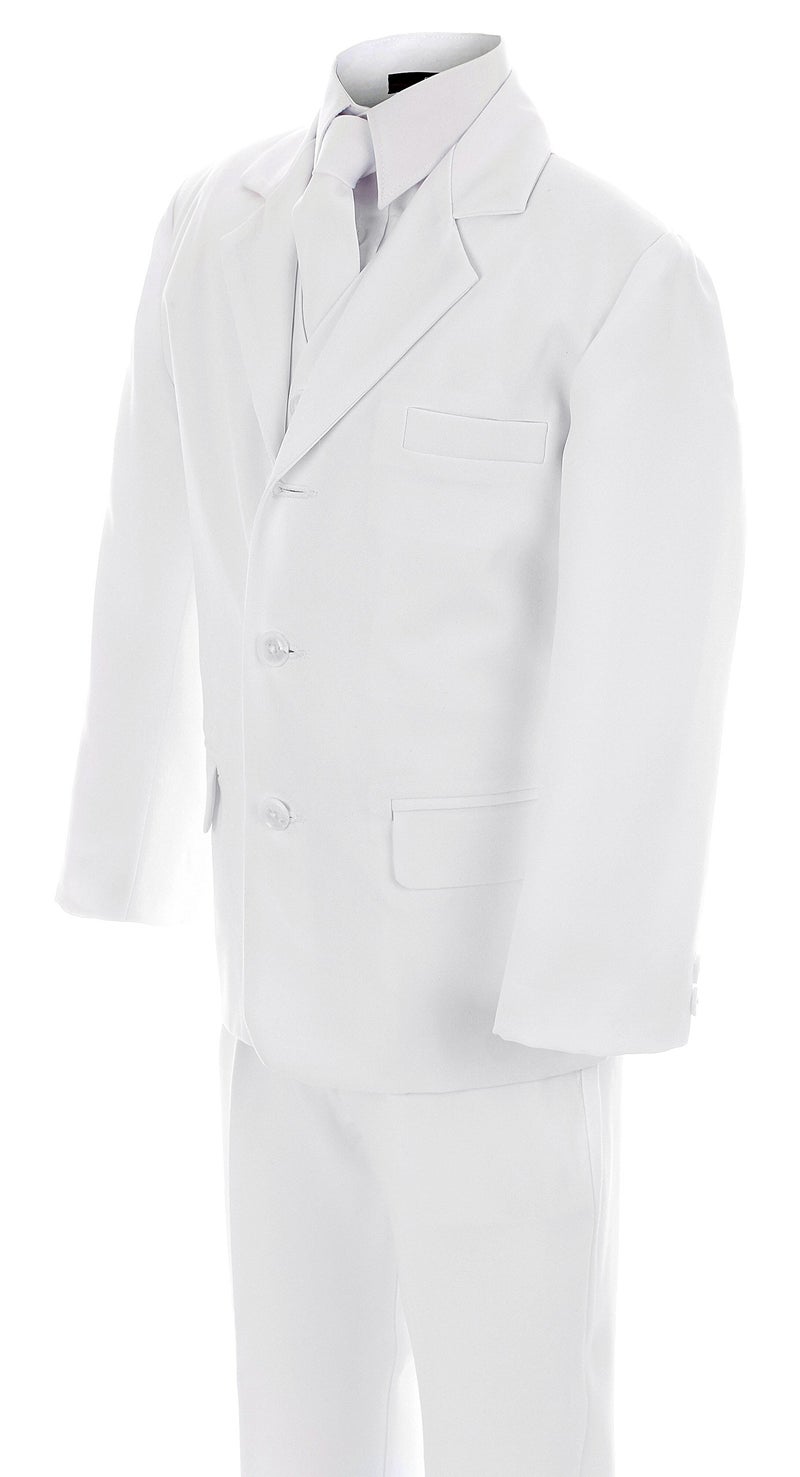 Gino Giovanni بدلة بيضاء للاحتفال بالقداس الأول والزفاف للأولاد (10) - Image 2