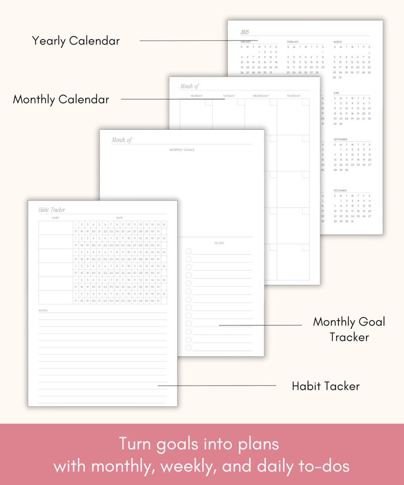 Lamare Academic Planner 2025-2026 – Undated Weekly College Student Planner 2025-2026 For Homeschool, High School, College & Nursing Students - Image 4