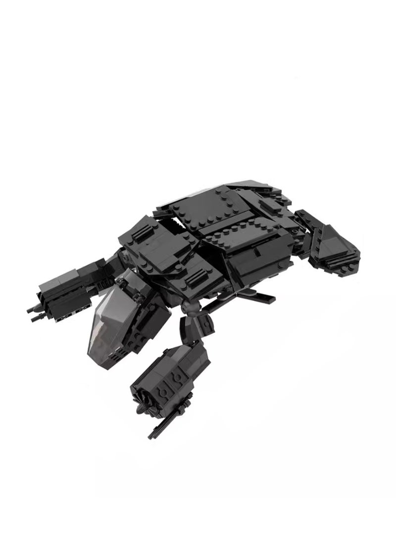 Children's Self-assembly Small Particle Toy Building Blocks Bat Fighter Model Hand-made Creative Plug-in Toys  - Image 1