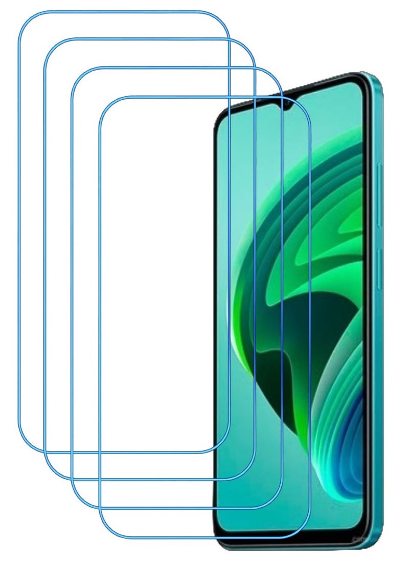 ACLIX 4 Pieces Antistatic ESD Dustproof Premium Quality High Definition Clear Tempered Glass Screen Protector Designed For Xiaomi Redmi Note 11E - Image 1
