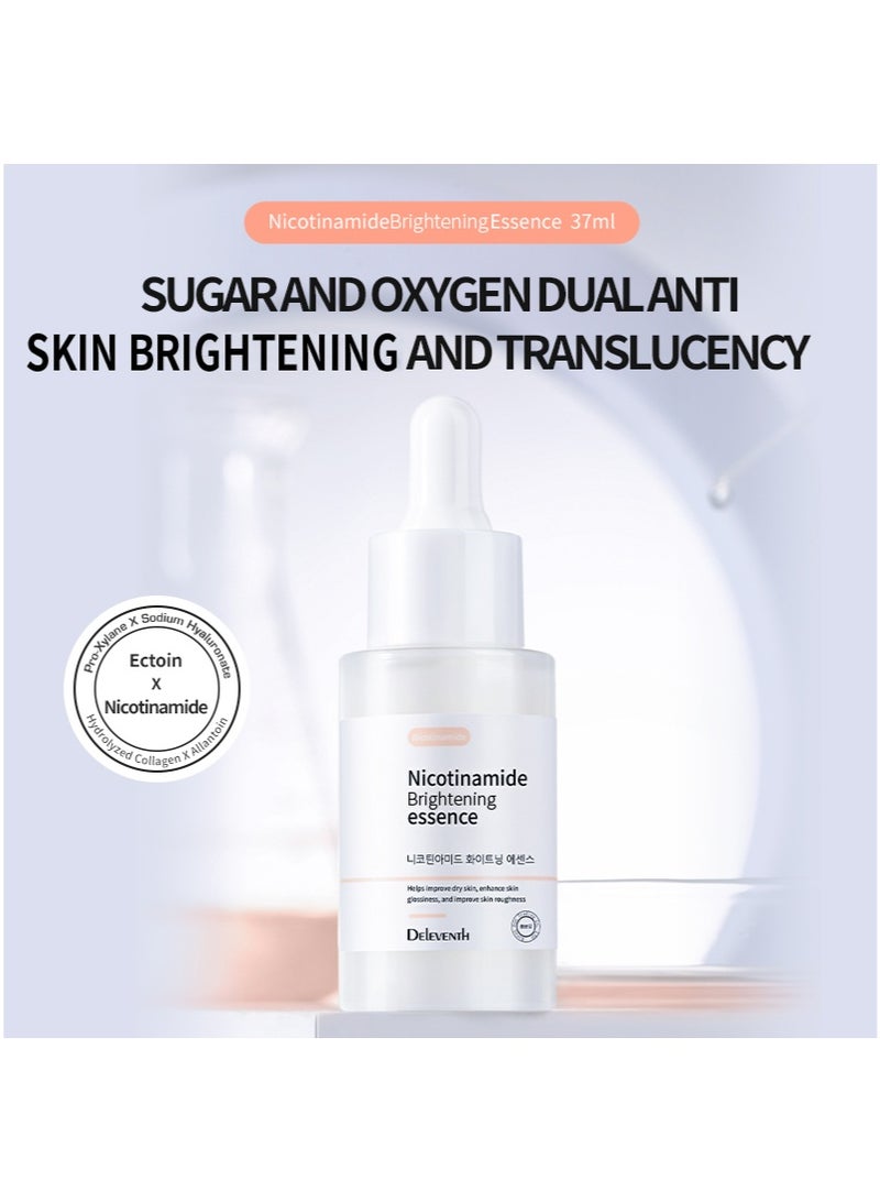 ديلفينث DEleventh العلامة التجارية الكورية مصل الوجه النياسيناميد 37ml / مع Pro-Xylane وإكتوين، مضاد للتجاعيد، وتفتيح البشرة وترطيبها، وتقليل المسام والخطوط الدقيقة، وتنعيم البشرة، وتعزيز مرونتها للحصول على بشرة مشرقة - Image 2