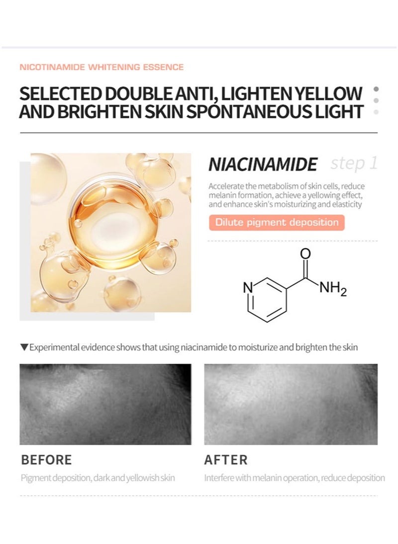 ديلفينث DEleventh العلامة التجارية الكورية مصل الوجه النياسيناميد 37ml / مع Pro-Xylane وإكتوين، مضاد للتجاعيد، وتفتيح البشرة وترطيبها، وتقليل المسام والخطوط الدقيقة، وتنعيم البشرة، وتعزيز مرونتها للحصول على بشرة مشرقة - Image 4