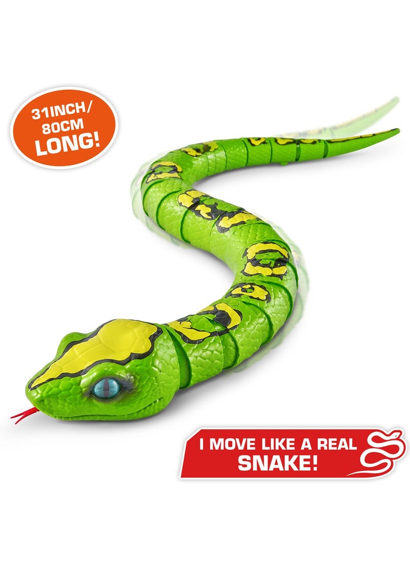 ROBO ALIVE ZURU ROBO ALIVE King Python, Battery-Powered Robotic Interactive Electronic Toy Pet Reptile Ultra Real Movements Prankst Toys For Ages 3+  - Image 2