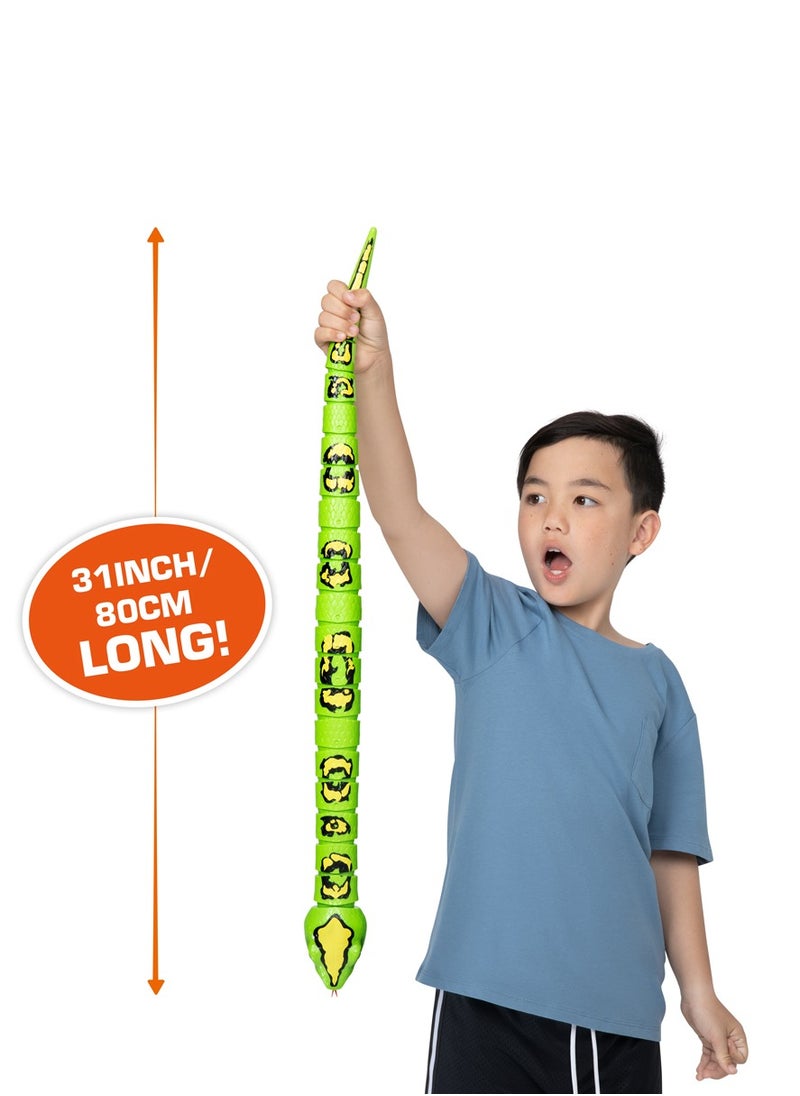 ROBO ALIVE ZURU ROBO ALIVE King Python, Battery-Powered Robotic Interactive Electronic Toy Pet Reptile Ultra Real Movements Prankst Toys For Ages 3+  - Image 3