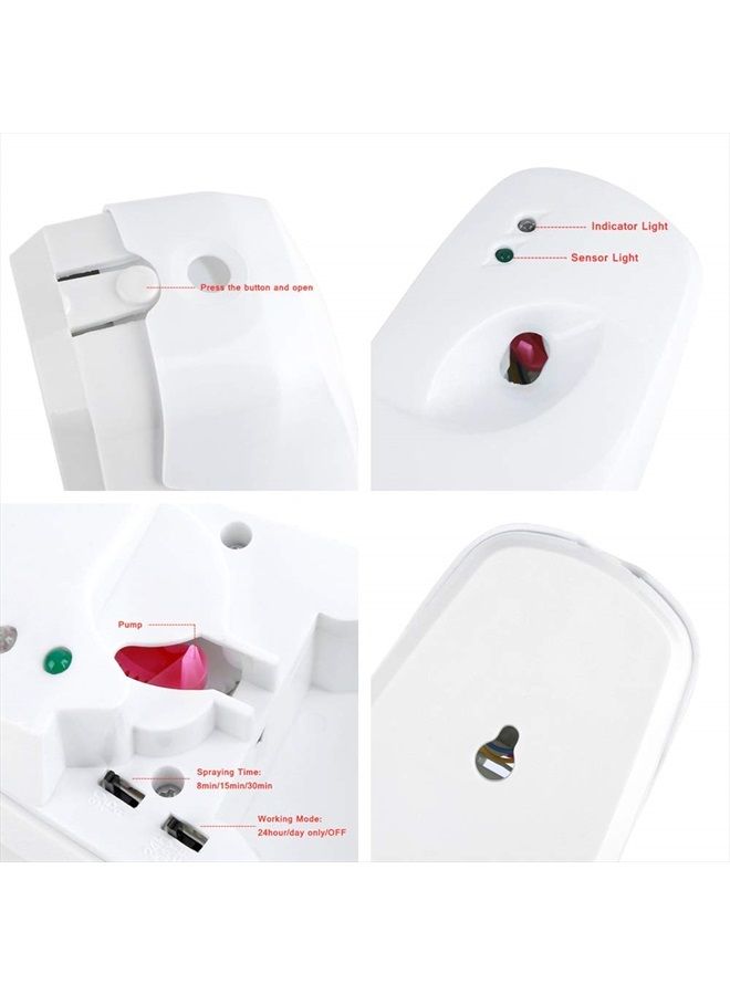Chneeu Automatic Air Freshener Dispenser Bathroom Timed Air Freshener Spray Wall Mounted, Automatic Scent Dispenser for Home, Room, Offices, Schools, Restaurants, Hotels, Public Toilet  - Image 2