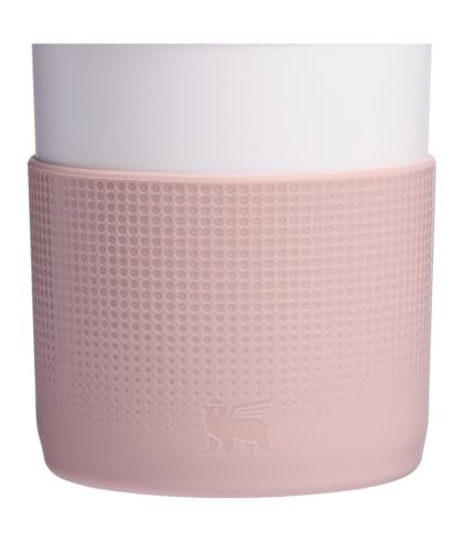 STANLEY Quencher Boot and Straw Cover Cap | Anti-Slip Silicone Protector for 40 oz Tumbler with Handle | Accessory Set for Stainless Steel Drinking Cup | BPA-Free | Pink Dusk - Image 3