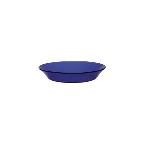 Duralex Tempered Glass LYS Saphir Deep Plate 19.5 cm, Blue - Image 1