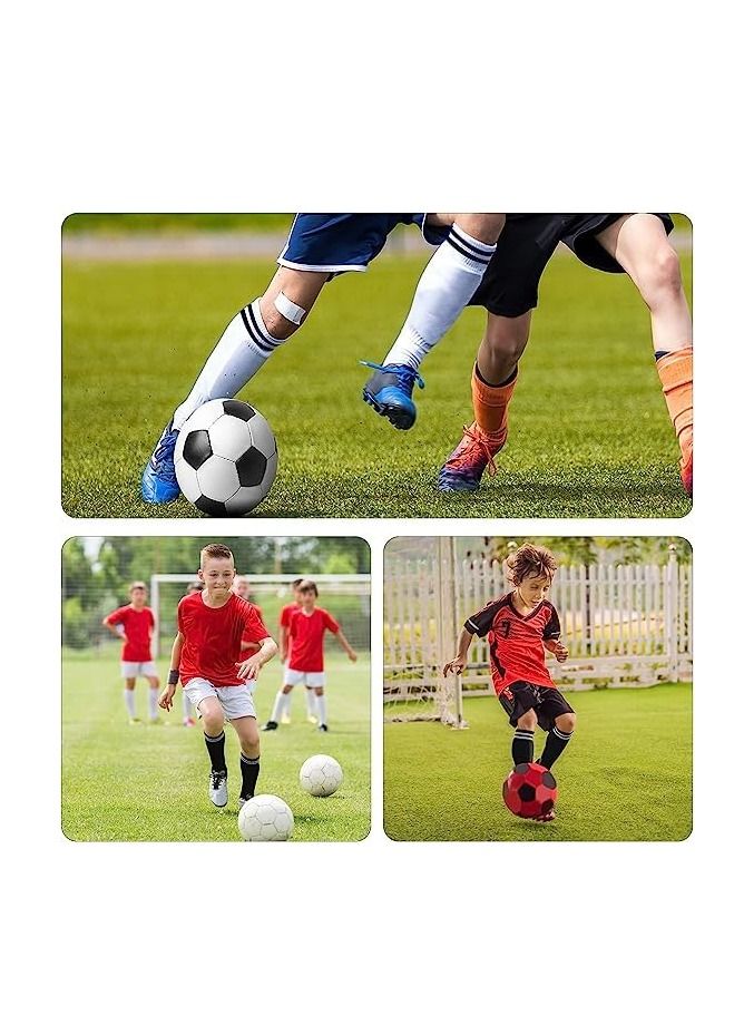 SYOSI واقيات الساق لكرة القدم للأولاد والبنات الصغار خفيفة الوزن وجيدة التهوية، مصنوعة من مادة إي في إيه سميكة عالية الحماية، قابلة للتعديل ومريحة، زوجان من معدات كرة القدم - Image 5