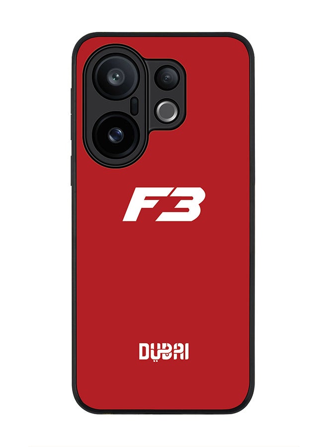 Stylizedd For vivo X200 FE / S30 Pro mini Case,Slim fit Camera Protection, Shockproof Thin Phone cover  -  Faz3 Dubai Red