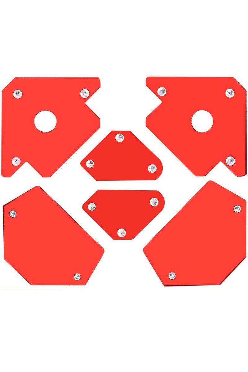 DEFAONS 6-Piece Welding Magnet Set – 45°, 90°, 135° Multi-Angle Magnetic Holder for Welding, Soldering, Assembly, and Pipe Installation – Strong Magnetic Grip for Metal Positioning and Alignment - Image 1