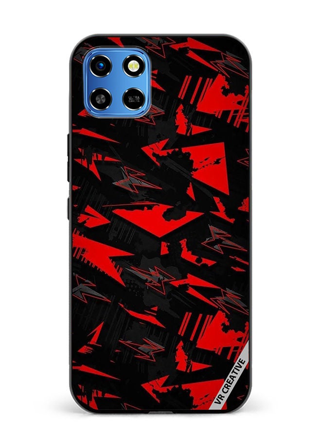 VR CREATIVE Protective Case Cover For Infinix Smart 6 HD Abstract Design Multicolour - Image 1