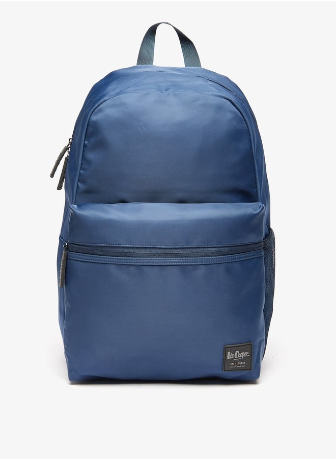 Lee Cooper Boys Solid Backpack with Adjustable Straps and Zip Closure - 30x13x44 cm  - Image 1