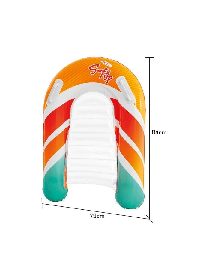 INTEX Surf’s Up Riders Inflatable Pool Float 84x79cm | Kids Water Ride-On with Grab Handles | Durable Vinyl | Pool, Beach & Holiday Toy | Ages 6+ - Image 2