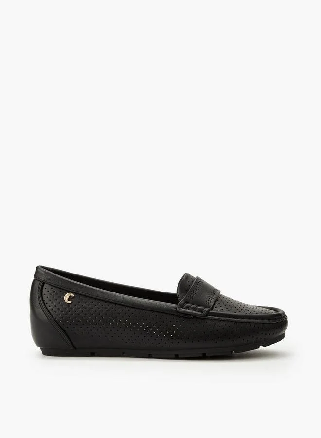 لو كونفورت Women Perforated Comfort Loafers