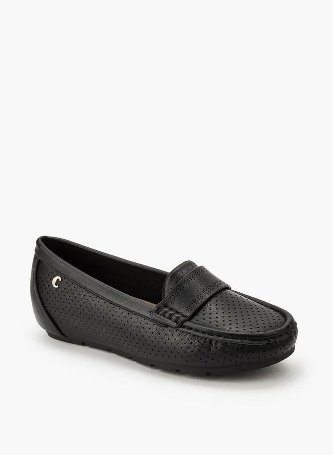 لو كونفورت Women Perforated Comfort Loafers