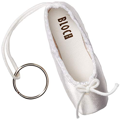 Bloch Unisex-Adult's Standard Mini Pointe Shoe Keyring, White, one - Image 5