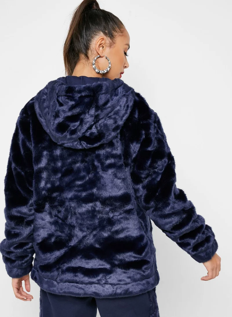 FILA Dolly Fur Oversized Jacket
