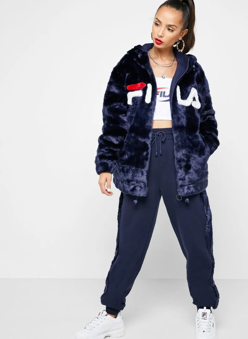 FILA Dolly Fur Oversized Jacket