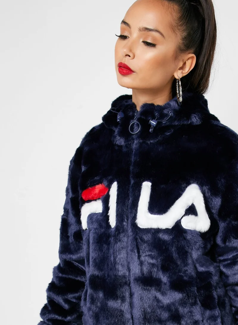 FILA Dolly Fur Oversized Jacket