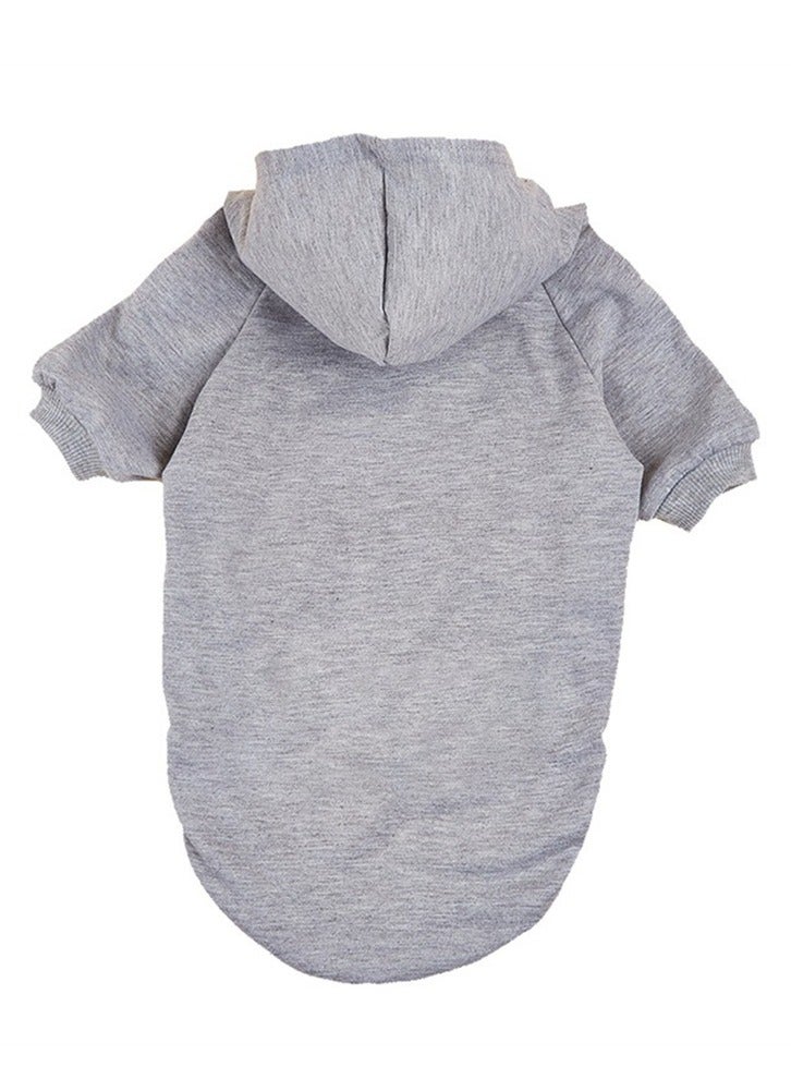 Loquat Squality New Pet Warm Clothing For Autumn And Winter Grey - Image 2