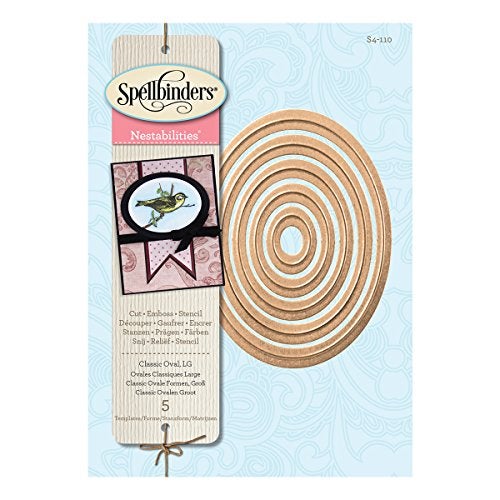 Spellbinders S4-110 Nestabilities Classic Ovals (Large) Etched/Wafer Thin Dies - Image 4