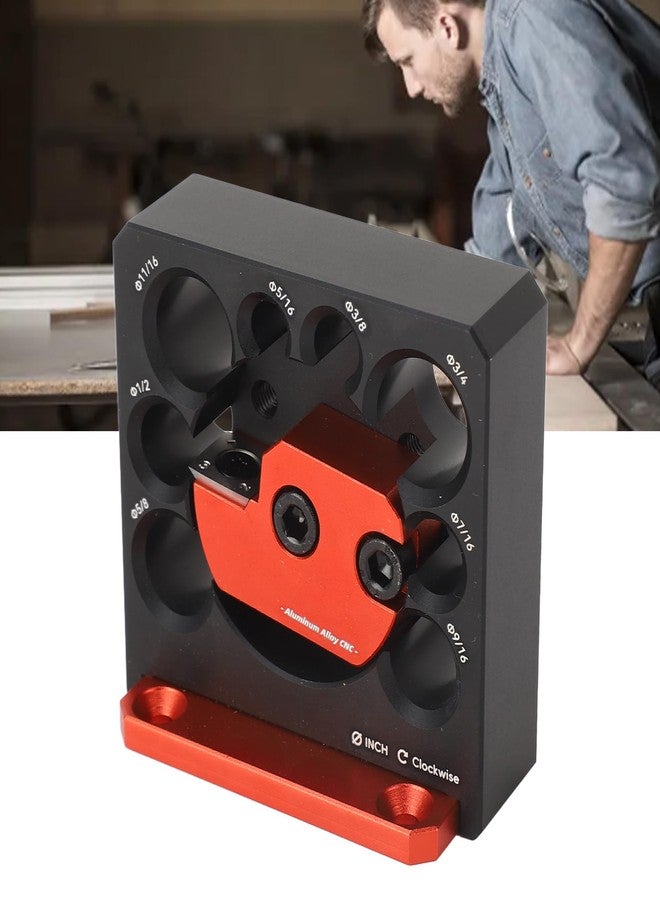 Bewinner Dowel Maker Jig Kit - Imperial Adjustable Dowel Cutter 8mm to 20mm, Carbide Inserts Woodworking Tools for Wood Rod Milling Pin Round Rod Auxiliary Tool - Image 5