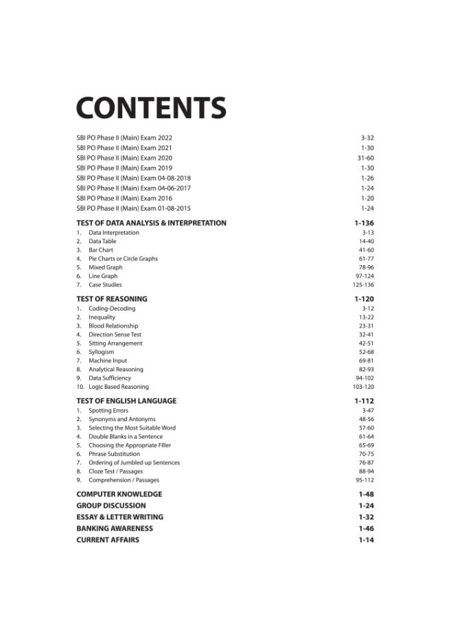 Arihant Study Guide SBI PO Phase 2 Main Exam 2023-24  - Image 3