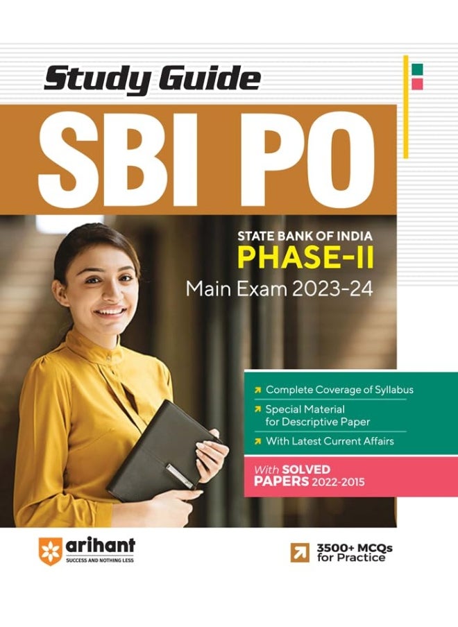 Arihant Study Guide SBI PO Phase 2 Main Exam 2023-24  - Image 1