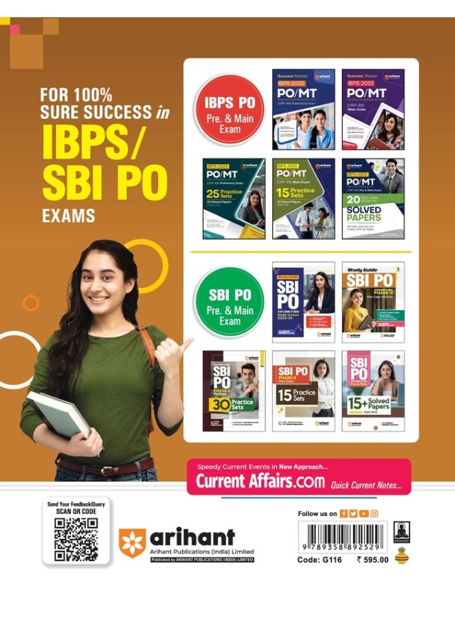 Arihant Study Guide SBI PO Phase 2 Main Exam 2023-24  - Image 2