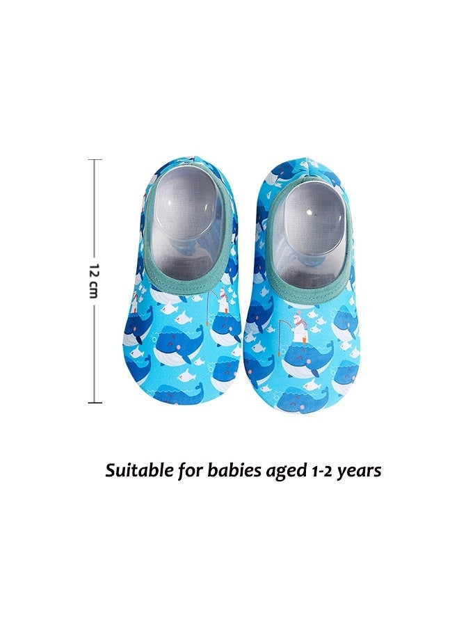 Aissiora Size S Baby floor shoes Baby walking shoes Baby floor socks Non-slip soft-soled shoes Baby mesh shoes Cartoon children's shoes - Image 2