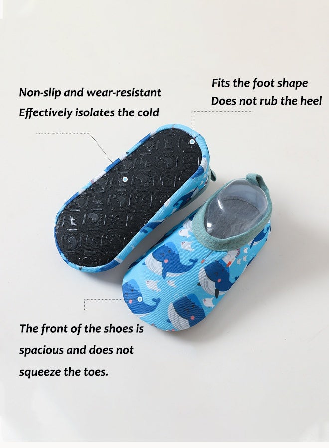 Aissiora Size S Baby floor shoes Baby walking shoes Baby floor socks Non-slip soft-soled shoes Baby mesh shoes Cartoon children's shoes - Image 3