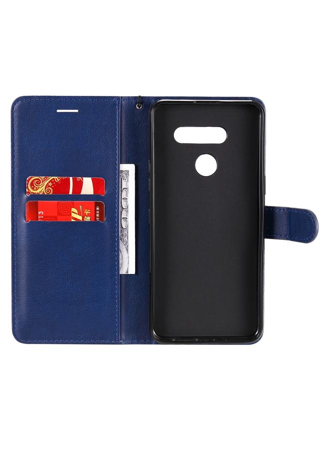 S-TOP Case For LG K50S Solid Color Horizontal Flip Protective Leather Case with Holder & Card Slots & Wallet & Photo Frame & Lanyard - Image 4