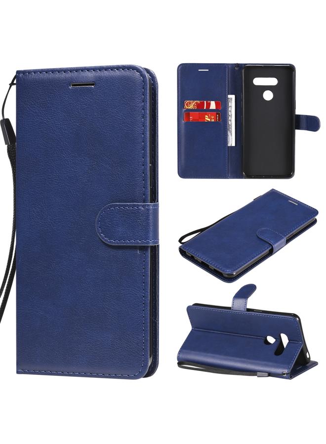 S-TOP Case For LG K50S Solid Color Horizontal Flip Protective Leather Case with Holder & Card Slots & Wallet & Photo Frame & Lanyard - Image 1