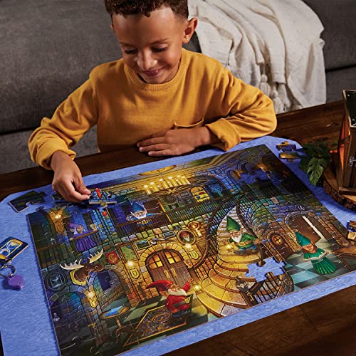 Peaceable Kingdom Gnomes at Night Puzzle  100Pc Seek  Find Glow Puzzle for Kids Ages 6  Up  Included Blacklight Reveals Hidden Items  Great for Home or Classrooms - Image 5