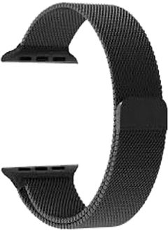 Generic BIKSON Metal Magnetic Closing 42/44mm Wristband Sport Smart Watch Band Strap for Apple Watch Series/5/4/3/2/1/ Nike+ (Black) 