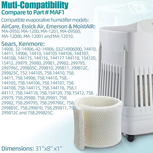 ALOCS MAF1 Humidifier Filter for Air-Care - Essick Air Emerson Moistair MA1200 MA1201 MA0950, Kenmore14906 32-14906 42-14906 EF1 Humidifiers (2 Pack) - Image 5