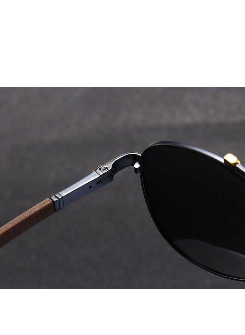 BMW Sunglasses for Men Polarized Lightweight Black Gold - Image 2