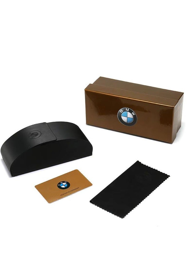 BMW Sunglasses for Men Polarized Lightweight Black Gold - Image 3