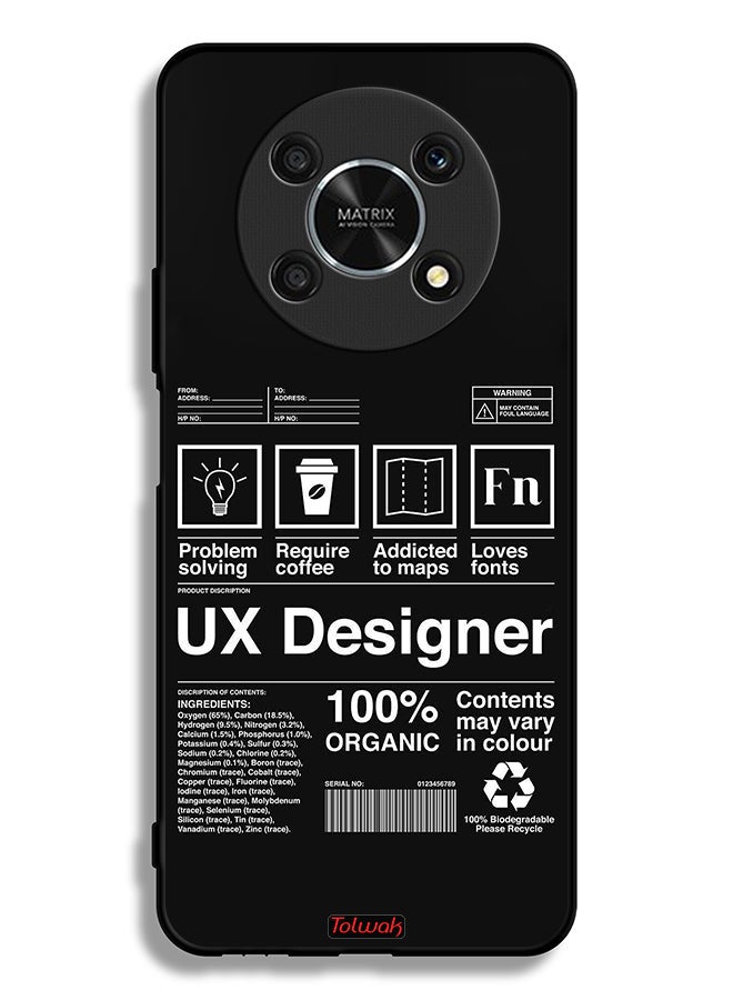 Tolwak Honor X9 5G Protective Case Cover Ux Designer Sticker - Image 2