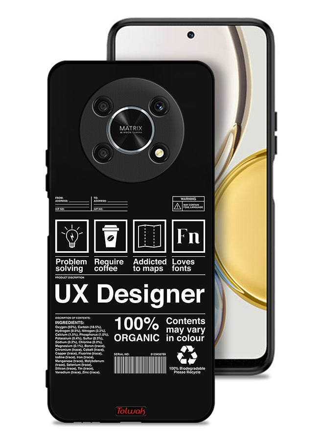 Tolwak Honor X9 5G Protective Case Cover Ux Designer Sticker - Image 1