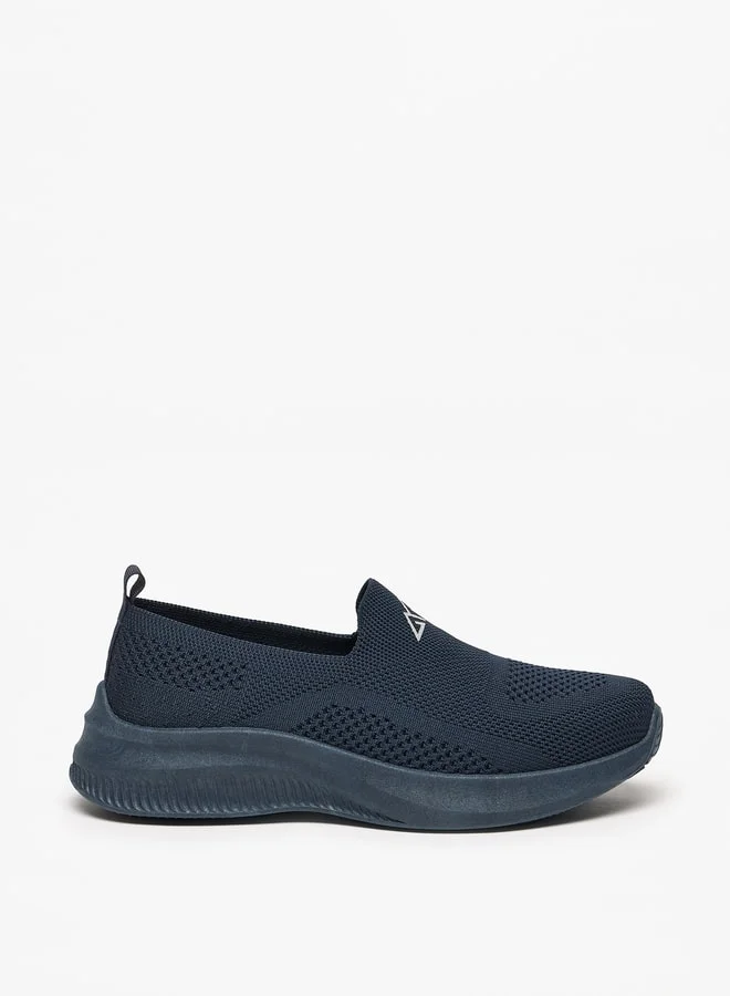 Oaklan by Shoexpress Mesh Textured Slip-On Sports Shoes